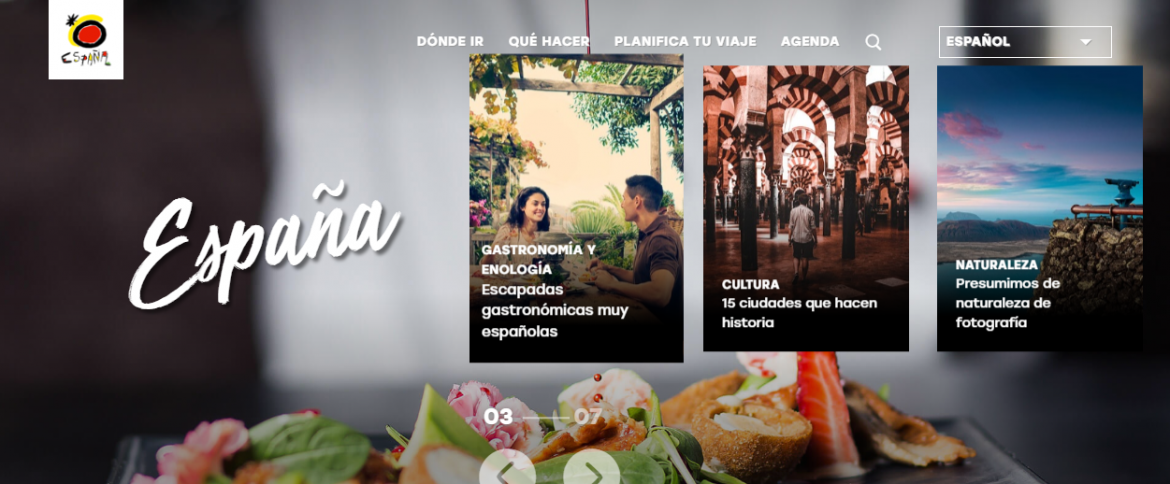 Sitio Web Turismo España